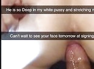 Cheating wife sends videos to Husband on Snapchat the night before signing Divorce paper work