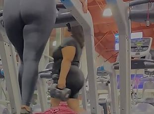 Latina gym candid ass