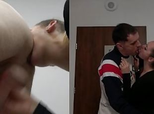 Lucky Cucky : A kiss with my husband after a hard day at work 4k