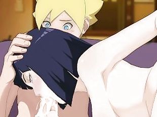 Hinata x Naruto - animated hentai porn