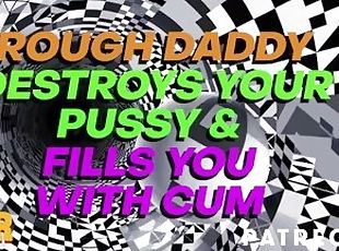 Improvised Filthy Talk Whilst Daddy Strokes Cock