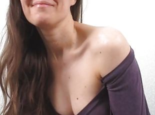 Cute Girlfriend Small Tits Cleavage Tease by Anna Winters