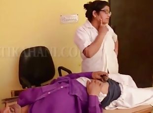 Desi nurse fucked by patients black cock, hindi comedy sex