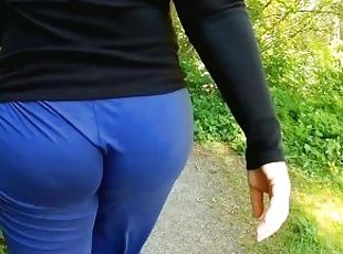 Wedgie Wife Huge Booty Public Walking