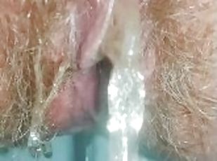 NEW VIRAL  Long Pee after holding at work [ Extremely CLOSE Up ] Angel Fowler