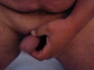 Husband flashes his cock