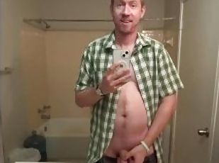 Weird Blonde Man Peeing in the Bathroom Sink Like an Asshole - BlondNBlue222