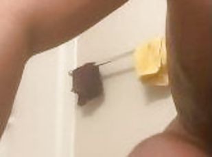 Post shower solo tease !!