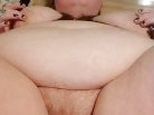Goth BBW Dirty Talking And Gets Machine Fucked