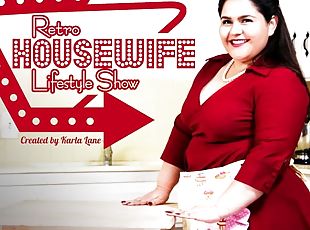 Karla Lane in Retro Housewife Lifestyle Show