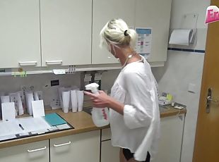 German nurse fuck from her doctor