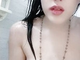 I like to see my soapy tits while I bathe.