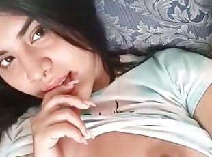 POV college girl playing