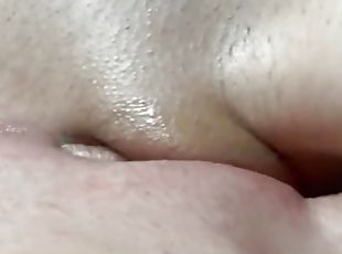 Wet pussy scissoring pulsating orgasm