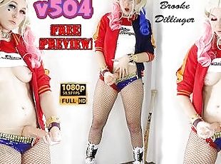 v504 Futa Harley Quinn Strokes Her Cock FREE PREVIEW