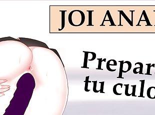 Spanish JOI with anal challenge. orgasm included