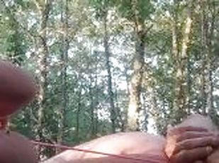 self bondage in the wood
