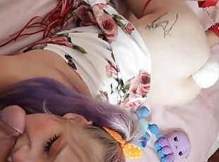 Hardcore fuck in all holes - cute girl wet and wild. BDSM, hentai and hot DP.