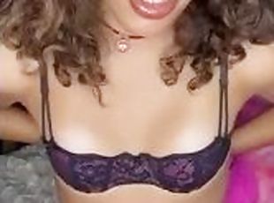 SUPER HORNY TEEN TRANS TALKS DIRTY AND AGGRESIVELY MATUBATES UNTIL CUMMING EVERYWHERE