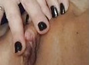 Big Huge Clit Rubbing Close Up small dick- Lilixxxfetish